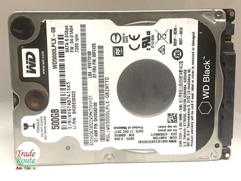 WD Black 500GB HDD for Laptops - 2.5 inch