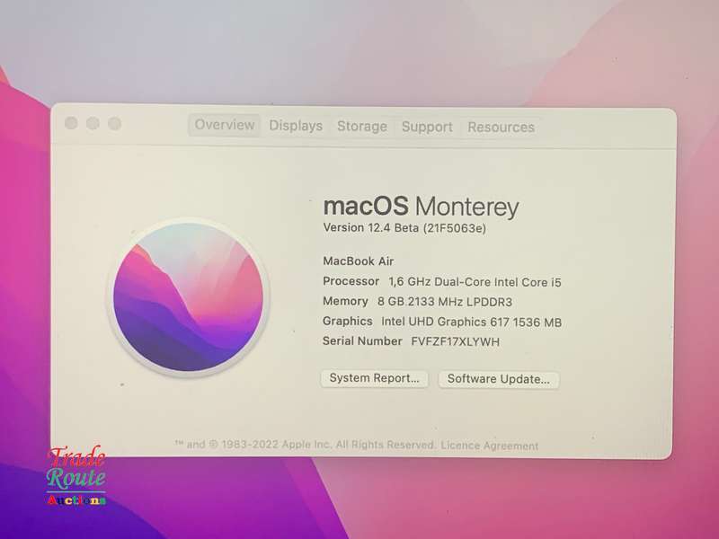 2019 MacBook Air 13.3-inch | Core i5 1.6GHz | 8GB RAM | 256GB SSD ** Retina **
