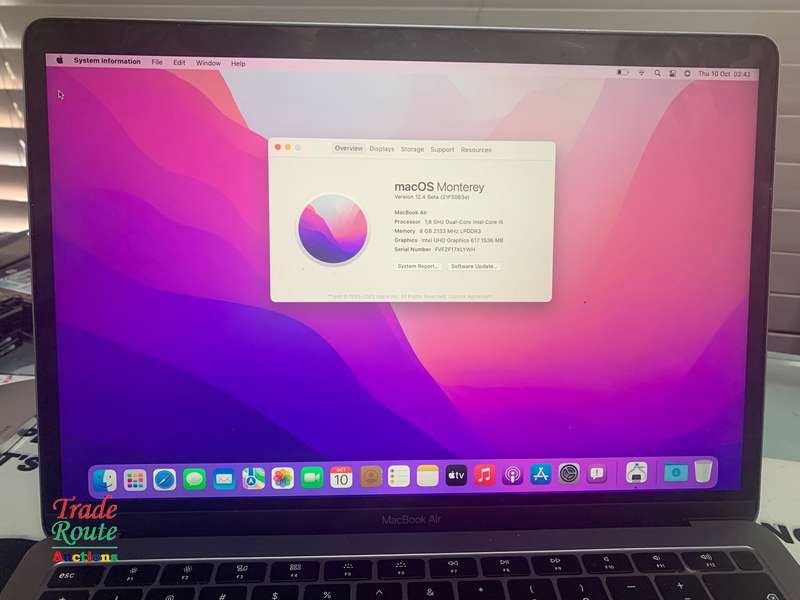 2019 MacBook Air 13.3-inch | Core i5 1.6GHz | 8GB RAM | 256GB SSD ** Retina **