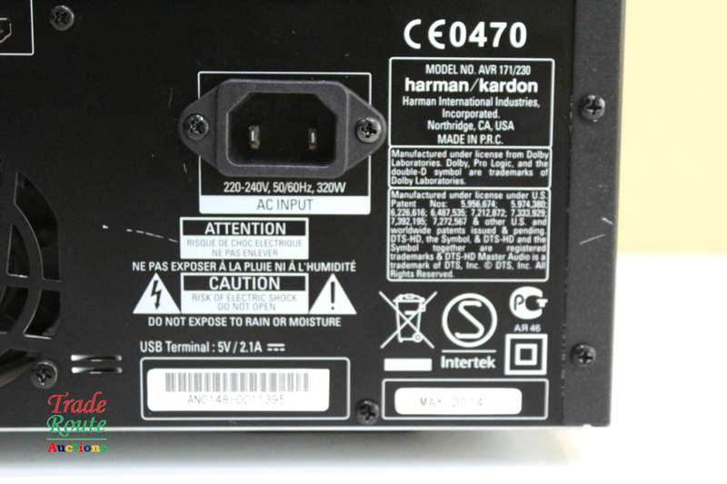 Harman Kardon AVR 171 Home Cinema AV Receiver 700w 7.2ch Network 8x HDMI