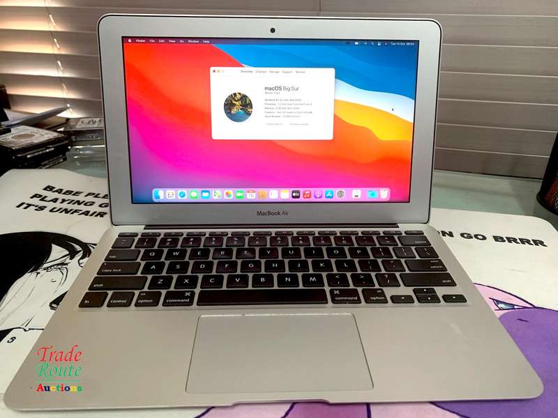 MacBook Air 11.6-inch | Core i5 1.3GHz | 4GB RAM | 128GB SSD FLASH MAC OS Big Sur