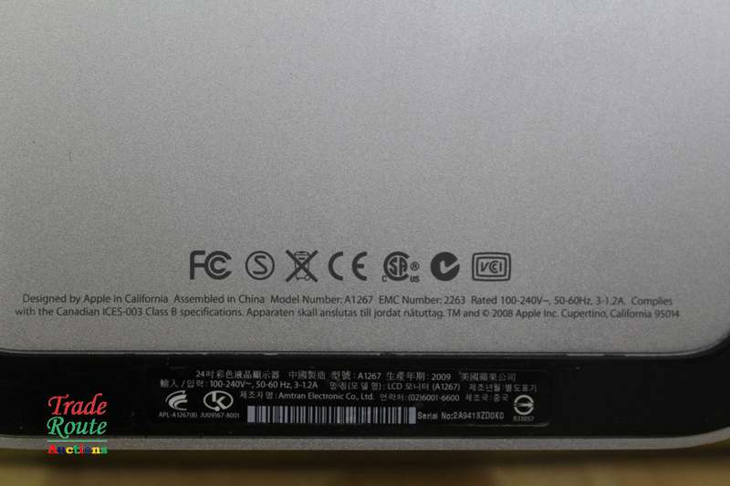 Apple LED Cinema Display 24-inch Monitor A1267