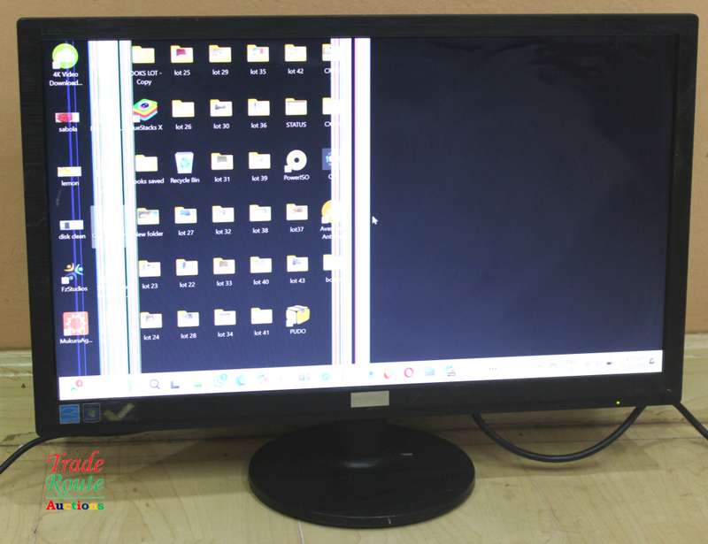 AOC E2260SWDN 21.5" HD Monitor DVI-D/VGA - Damaged Screen Salvage