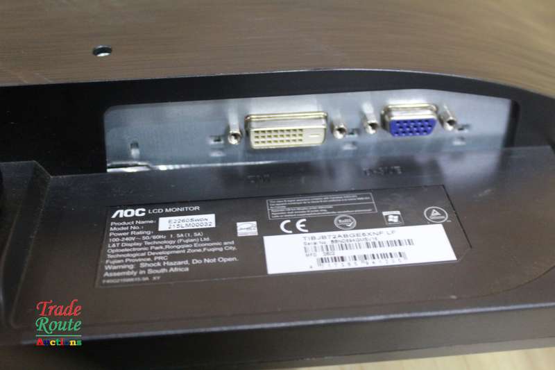 AOC E2260SWDN 21.5" HD Monitor DVI-D/VGA - Damaged Screen Salvage