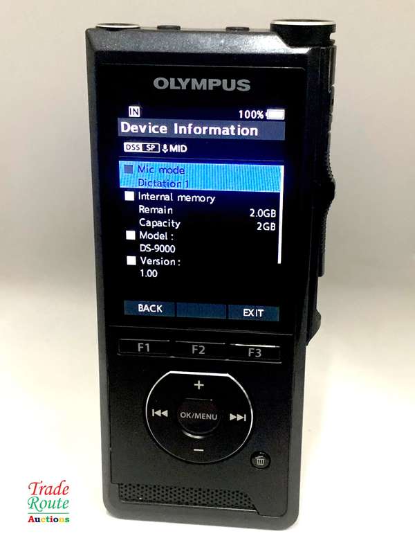 Olympus DS-9000 Professional Digital Voice Recorder - Handheld Voice Dictation Recorder