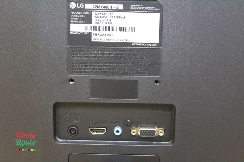 LG 22-inch Full HD Monitor 22MK400H - HDMI + VGA (1920x1080)