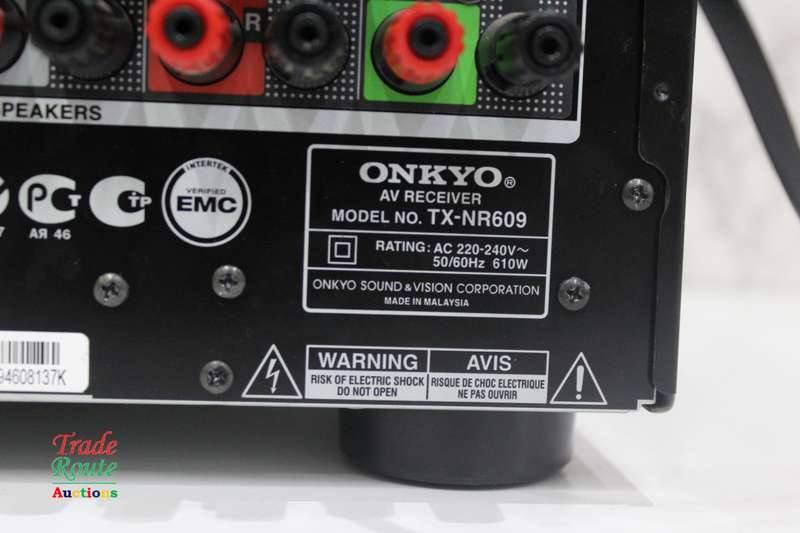 Onkyo TX-NR609 7.2 Network A/V Receiver - [FOR Spares/Repair] [ Powers On/OFF]