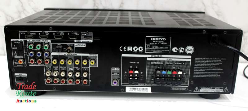ONKYO HT-R558 AV Receiver - 5.1 Channel Amplifier