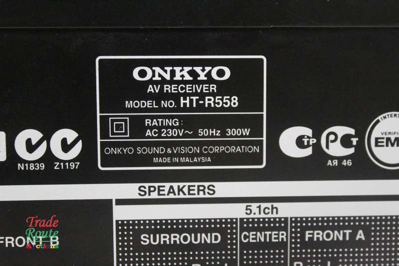 ONKYO HT-R558 AV Receiver - 5.1 Channel Amplifier