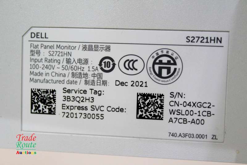 Dell S2721HN 27-inch Full LCD Monitor  - 2 x HDMI Ports