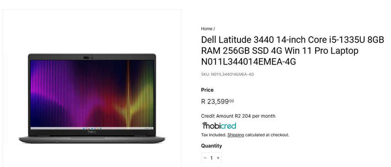 Dell Latitude 3440 FHD 14inch LAPTOP | Intel Core i5 1345U 13th Gen 16GB RAM 512GB SSD