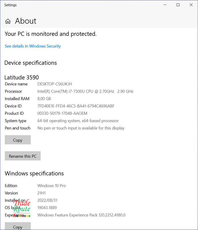 Dell Vostro 5568 15.6 Laptop, Intel Core i7 7th Gen, 8GB RAM, 256GB SSD