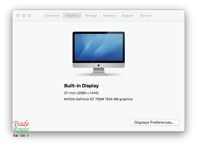 Apple iMAC 27 INCH | Core i5 3.2GHz | 8GB RAM | 1TB HDD * ULTRASLIM * NVIDIA GeForce GTX 755M