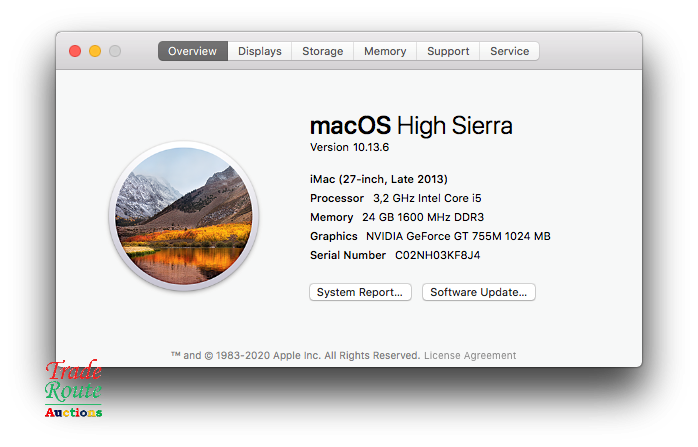 Apple iMAC 27 INCH | Core i5 3.2GHz 24GB RAM 1TB SSD Solid State * ULTRASLIM * Cracked outerglass