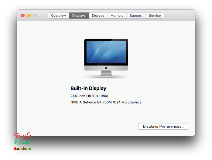 Apple iMAC 21.5 INCH Core i5 2.9 GHz | 8GB RAM | 1TB HDD | NVIDIA GeForce 750M * ULTRASLIM