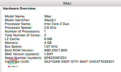 iMac 24-Inch Core 2 Duo 2.8Ghz - All in One Desktop - ATI Radeon Graphics