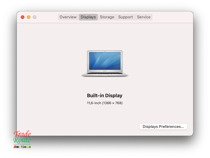 MacBook Air 11.6-inch | Core i5 1.3GHz | 4GB RAM | 128GB SSD FLASH MAC OS Big Sur
