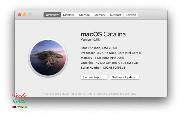 iMAC | 27 INCH | Core i5 3.4GHz | 8GB RAM | 1TB HDD ULTRASLIM  Nvidia GTX 2GB Graphics - Tiny Crack