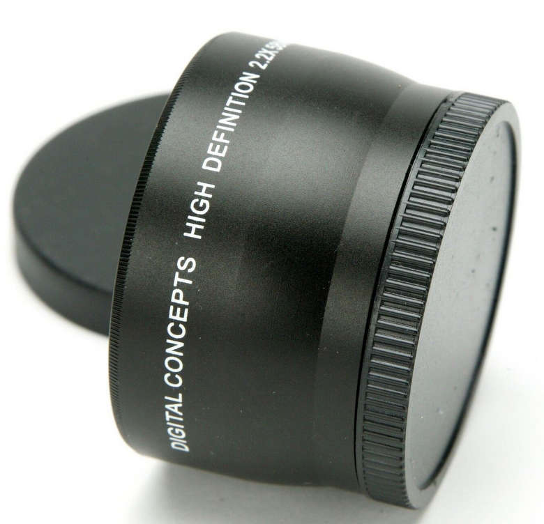 Digital Concepts HD 2.2X58mm TelePhoto Lens - Digital Concepts HD 2.2x Video Telephoto Lens With 58m