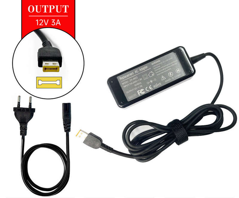 36W 12V 3A Charger Power adapter for Lenovo ThinkPad 10, Helix 2, ADLX36NCC2A, ADLX36NDT2A, Generic
