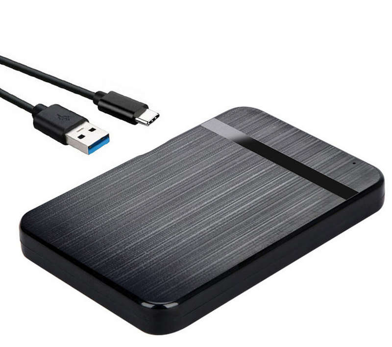 1 TB Seagate HDD with USB-C 3.1 External Case (1000 GB)