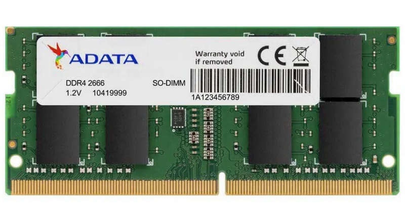 16GB DDR4 RAM for Laptops - ADATA PC4-2666V