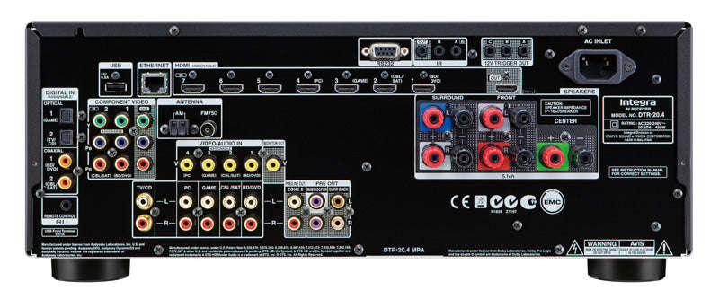 Integra DTR-20.4 5.2 Channel Network A/V Audio Receiver Amplifier