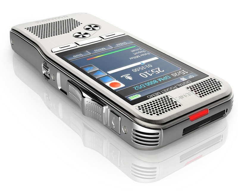 Philips DPM8100 Digital Pocket Memo Dictation Portable Voice Recorder 3DMIC