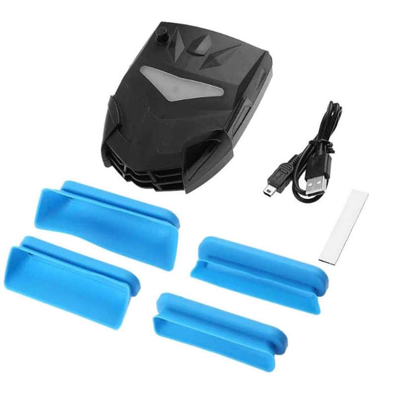 Portable Laptop Power Cooler External USB Air Extracting Fan Set