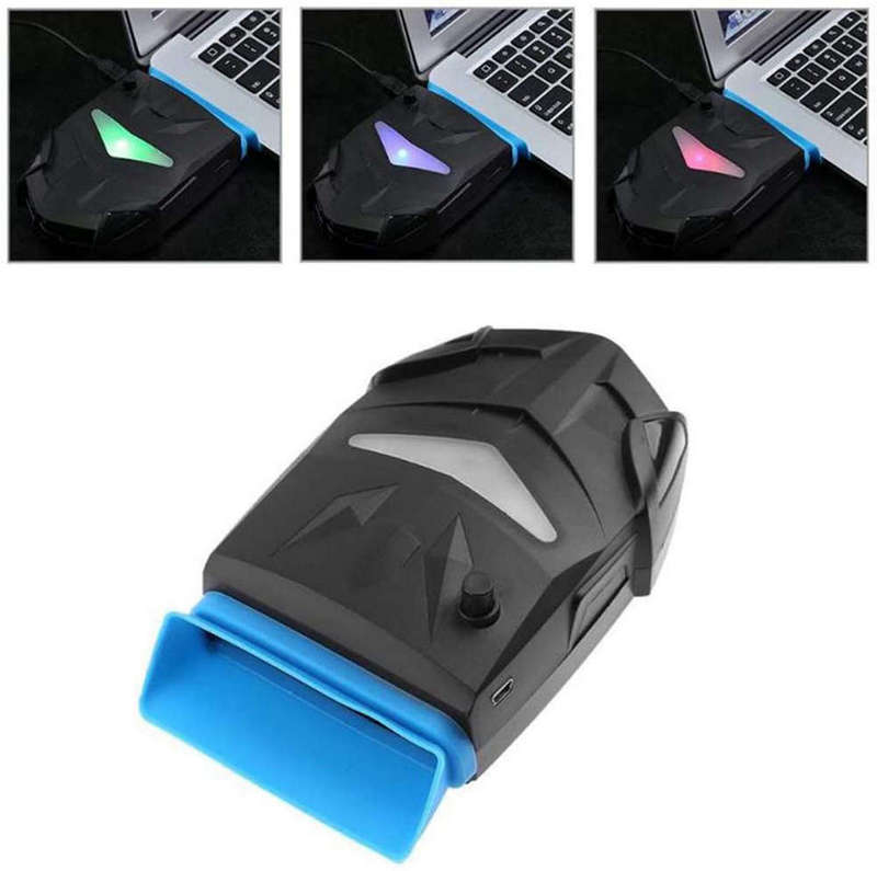 Portable Laptop Power Cooler External USB Air Extracting Fan Set