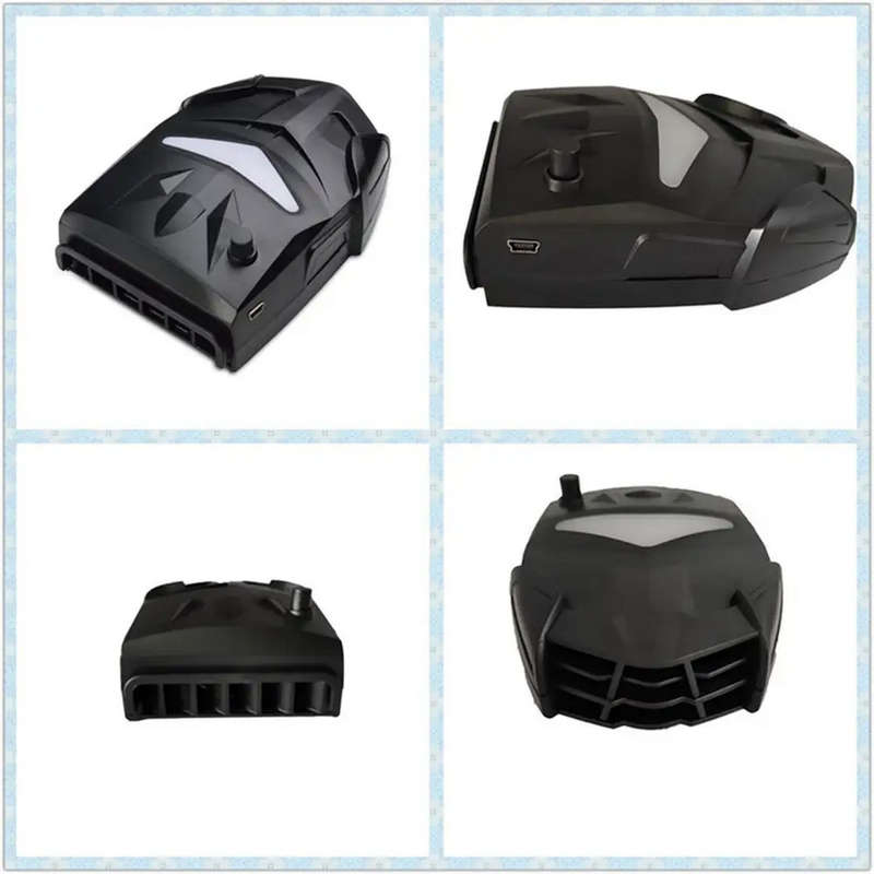 Portable Laptop Power Cooler External USB Air Extracting Fan Set