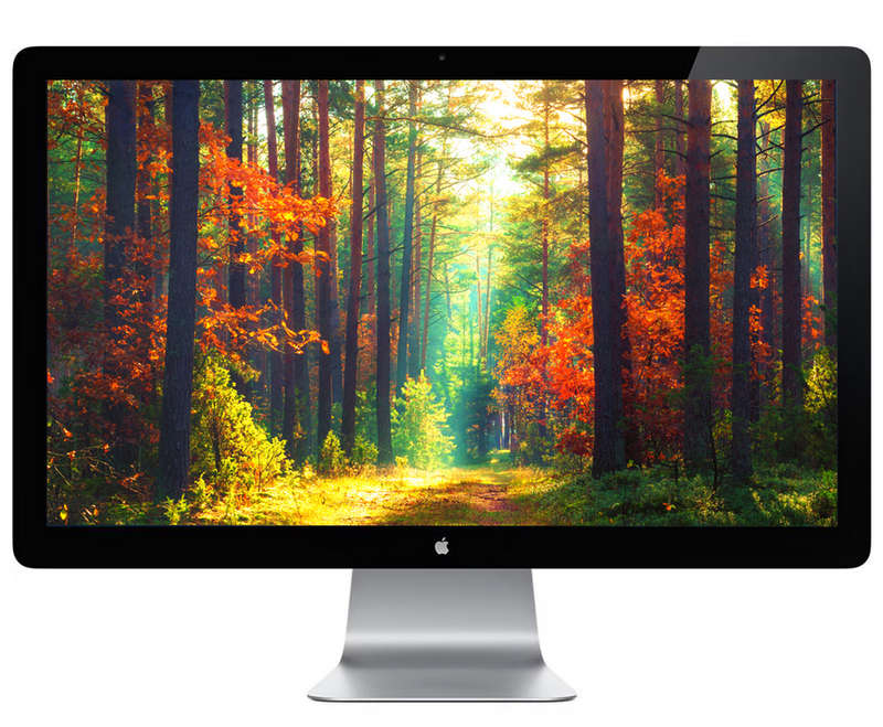 Apple Thunderbolt Cinema Display LED (27-Inch) Monitor | A1407 | 2560 X 1440 Resolution -tiny cracks