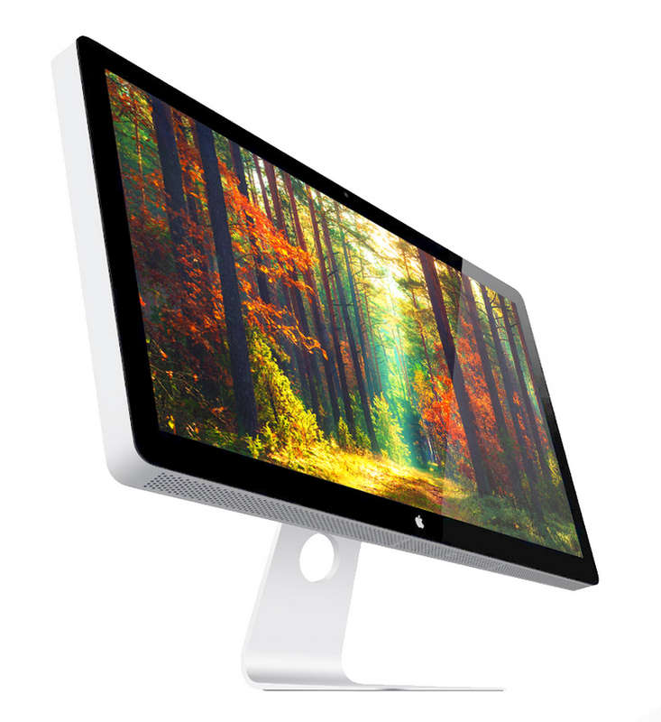 Apple Thunderbolt Cinema Display LED (27-Inch) Monitor | A1407 | 2560 X 1440 Resolution -tiny cracks