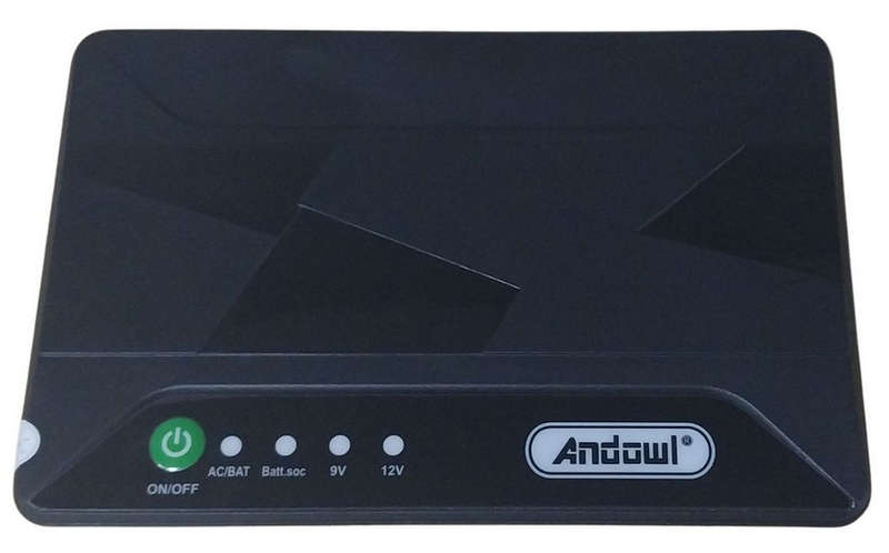 10000mAh Mini DC UPS Un-interrupted power for Wifi Routers Fibre Modems, Security Cam, Mobile device