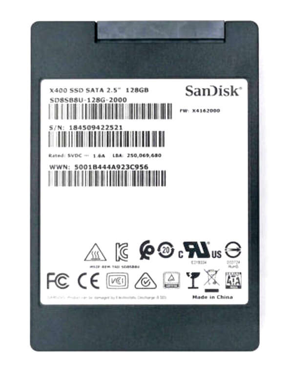 Sandisk 128GB SSD 2.5 Inch X400
