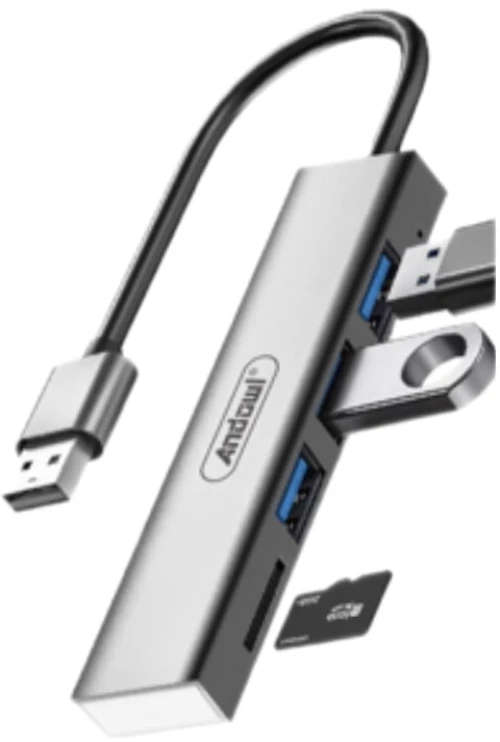 4 Port USB Hub Multiport Adapter