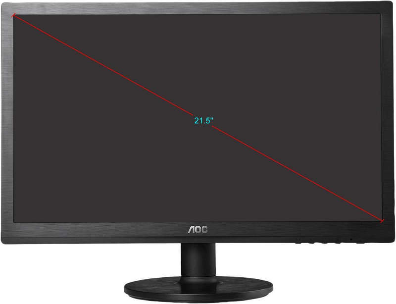 AOC E2260SWDN 21.5" HD Monitor DVI-D/VGA - Damaged Screen Salvage