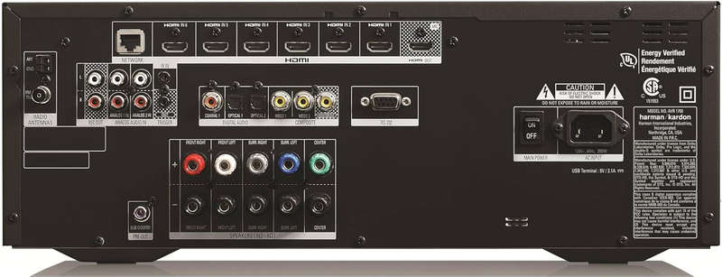 Harman Kardon AVR 1700 5.1-Channel Network-Connected Audio/Video Receiver with AirPlay + Remote