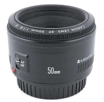 Canon EF 50mm f/1.8 II Lens - Fits Canon Cameras