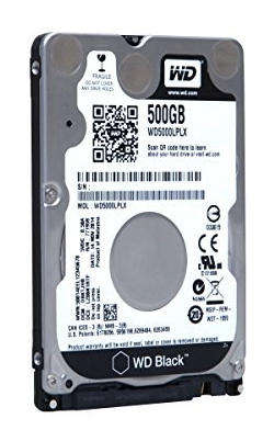 WD Black 500GB HDD for Laptops - 2.5 inch