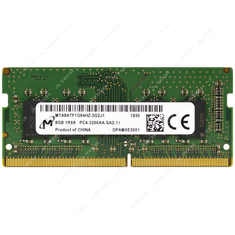MICRON 8GB DDR4 RAM 3200MHz Memory Module for Laptops