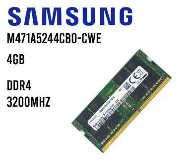 Samsung 4GB DDR4 3200Mhz RAM Memory for Laptops Mini PCs