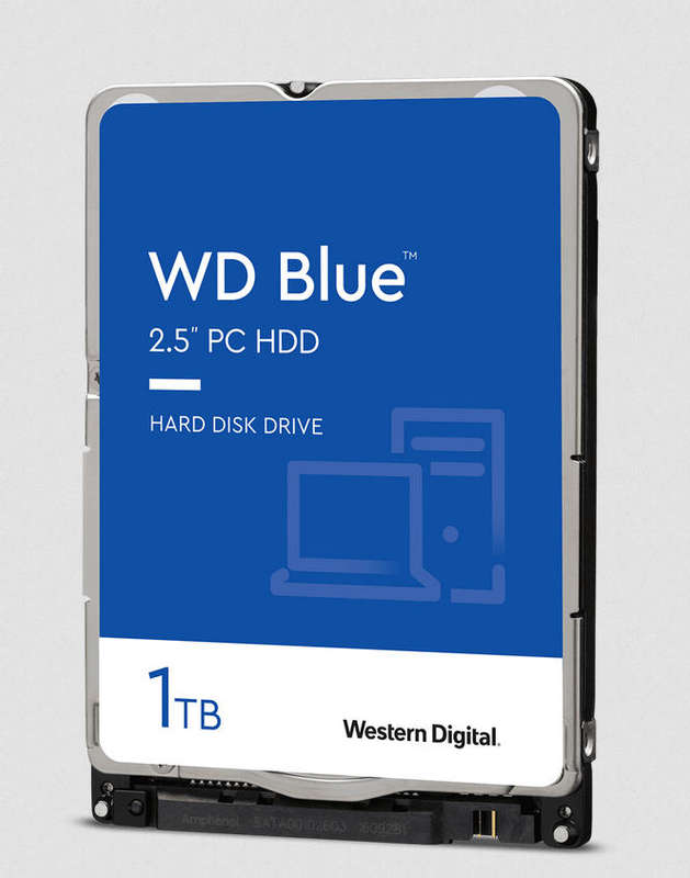 WD Blue 1TB 2.5-inch SATA HDD for Laptops Mini Pcs