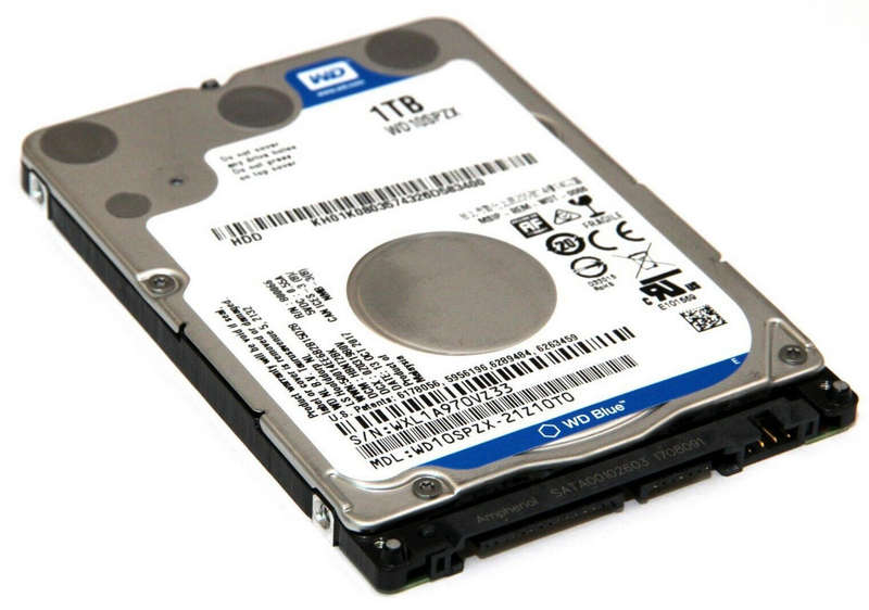 WD Blue 1TB 2.5-inch SATA HDD for Laptops Mini Pcs