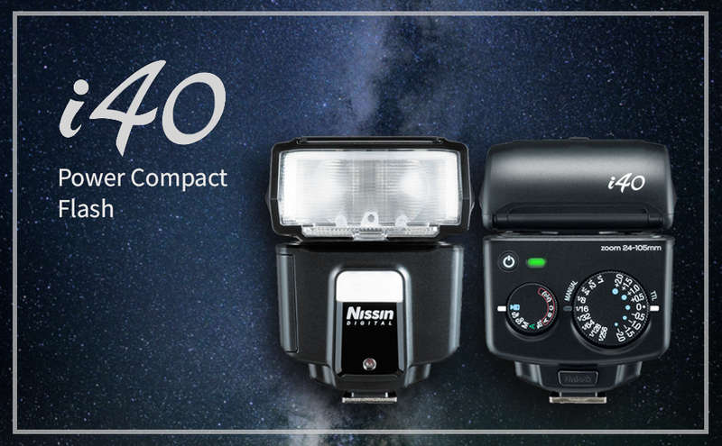 Nissin i40 Flash for Fujifilm Mirrorless Digital cameras Flash works with X-T4, X-T3, X-T2, X-T1 etc