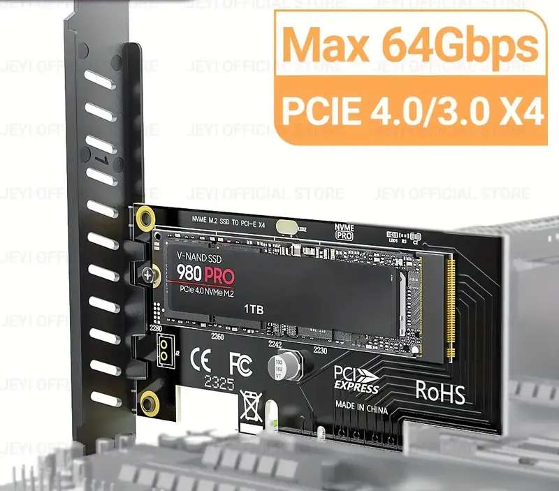 M.2 NVME SSD to PCI Express 4.0 Adapter Converter Card