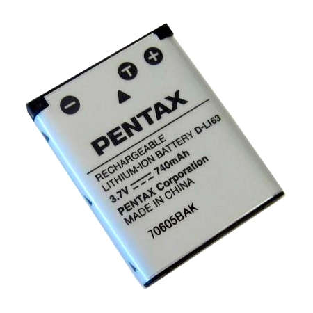 Pentax D-Li63 Rechargeable Li-Ion Battery Optio LS1100 M30 M40 M90 M900 RS1000 RS1500 NB1000 T30 V10
