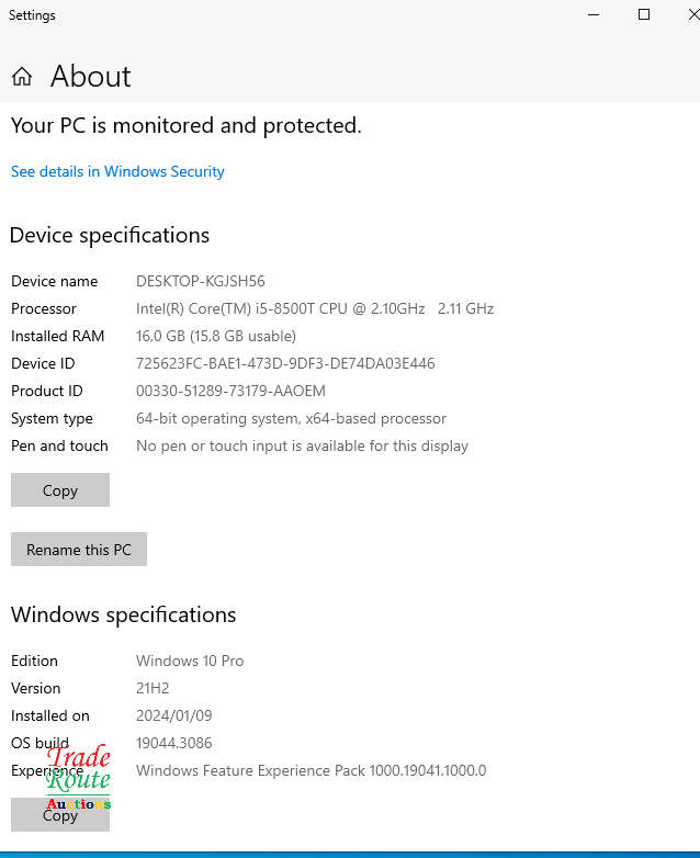 Dell Precision 3430 Workstation SFF PC  | Core i5 8500T 8th Gen | 16GB RAM | 240GB SSD