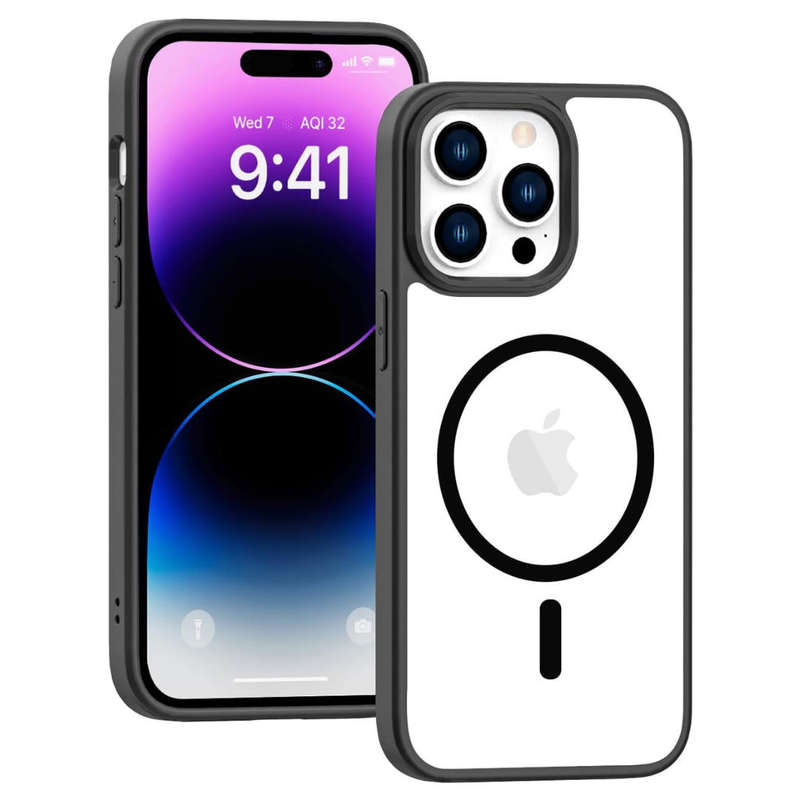 Case for iPhone 14 Pro Max Clear Case.Compatible with Magsafe,Drop Protection, Shockproof and Non-Ye