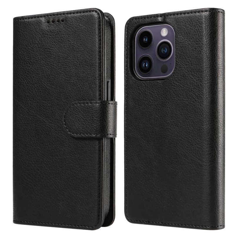 Case for iPhone 14 pro max Cover 6.7" PU Leather Case [RFID Blocking] Card Slots[Shockproof TPU] Kic